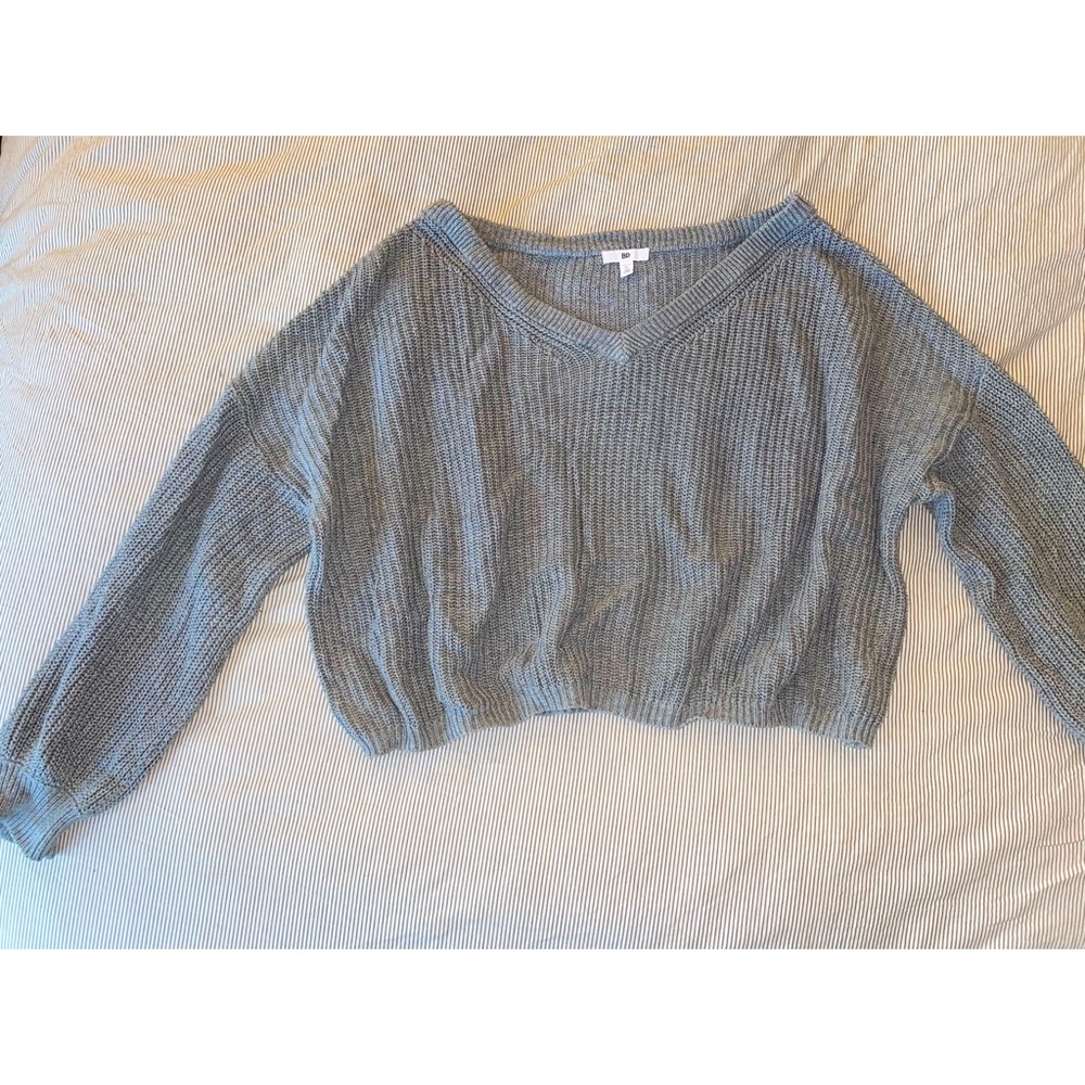 Grey oversized sweater